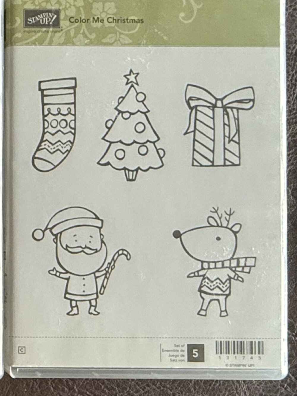 Stampin' Up Stamps Set - Color Me Christmas - Retired